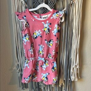 Pink Kids Bluey Romper